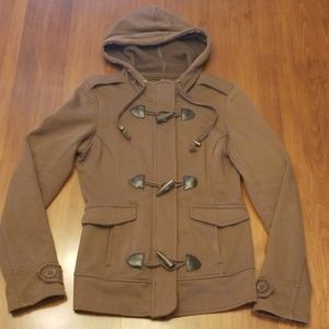 Brown sweater jacket